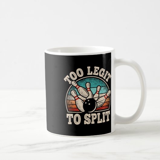 Mug Trop Léger Pour Fractionner Bowling Lover Bowler F (Droite)
