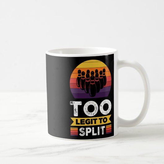 Mug Trop Léger Pour Fractionner Le Bowling Drôle (Droite)