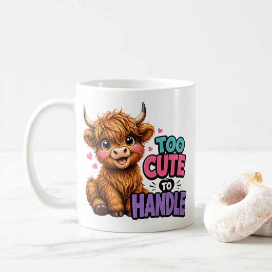 Mug Trop mignon pour être manipulé (Avec donut)