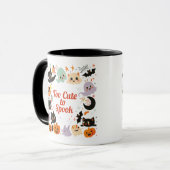 Mug Trop mignon pour faire peur | ExDesigner | Hallowe (Devant gauche)