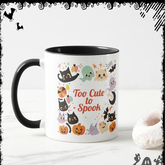 Mug Trop mignon pour faire peur | ExDesigner | Hallowe