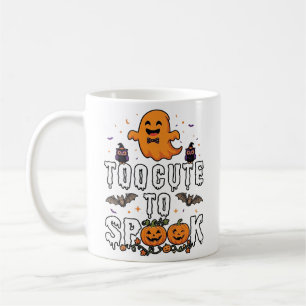 Mug Trop Mignon Spook Halloween Citrouilles Fantômes O