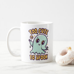 Mug Trop Mignonne Pour Parler Mignonne Fantôme Hallowe