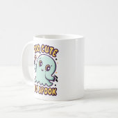 Mug Trop Mignonne Pour Parler Mignonne Fantôme Hallowe (Devant gauche)