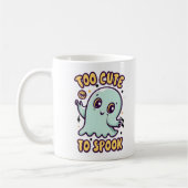 Mug Trop Mignonne Pour Parler Mignonne Fantôme Hallowe (Gauche)