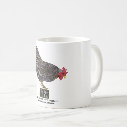 Mug Trop ordonné pour manger ! - Coq (Devant droit)