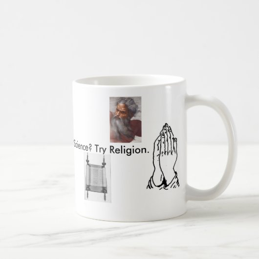 Mug Trop stupide pour comprendre la Science ? Religion (Droite)