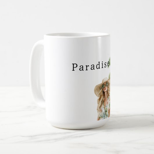Mug Tropcal Palm Trees Beach (Devant gauche)