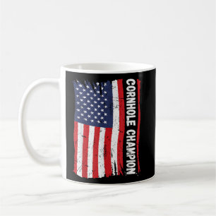 Mug Trophée Champion Fun Bean Bag Cornhole Joueur Drap