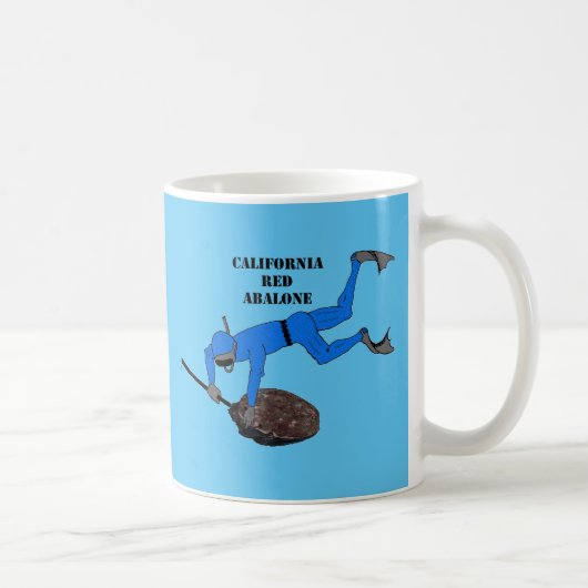 Mug Trophée de Californie Freediving Abalone Diver URM (Droite)