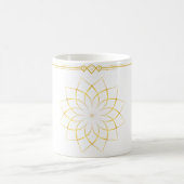Mug Trophée de fleurs géométriques d'or (Centre)