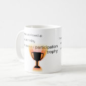 Mug Trophée de participation (Devant gauche)