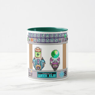 Mug Trophée hebdomadaire Batteries de synthèse et étoi