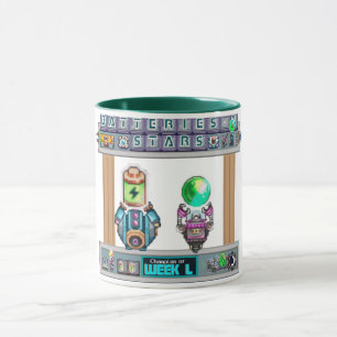 Mug Trophée hebdomadaire Batteries de synthèse et étoi