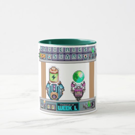 Mug Trophée hebdomadaire Batteries de synthèse et étoi (Centre)