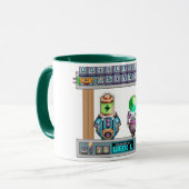 Mug Trophée hebdomadaire Batteries de synthèse et étoi (Devant gauche)