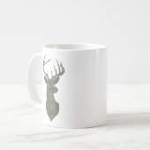 Mug Trophée Regal Camouflage Deer Silhouette Buck (Devant gauche)