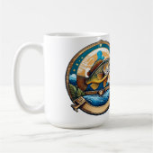 Mug Trophy Bass Leaping For Dinner (Gauche)