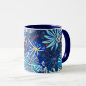 Mug tropical Abstrait (Devant droit)
