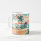 Mug Tropical Beach Sunset (Devant gauche)