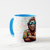 Mug Tropical/beach yeti/bigfoot (Devant gauche)
