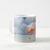 Mug Tropical Beaches | Flamingos Beach, Aruba (Devant gauche)
