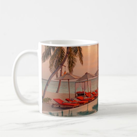 Mug Tropical Beaches | Maldives Tropical Beach & Pool (Gauche)