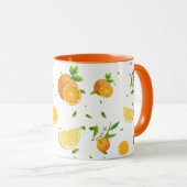 Mug Tropical Citrus SUMMER Orange lemon Slice (Devant droit)