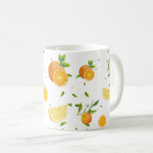 Mug Tropical Citrus SUMMER Orange lemon Slice (Devant droit)