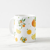 Mug Tropical Citrus SUMMER Orange lemon Slice (Devant gauche)