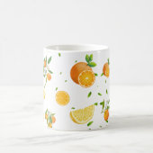 Mug Tropical Citrus SUMMER Orange lemon Slice (Centre)