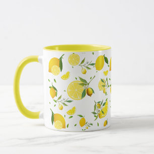Mug Tropical coloré Citrus SUMMER Orange lemon Slice