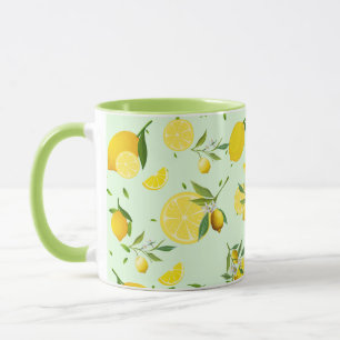 Mug Tropical coloré Citrus SUMMER Orange lemon Slice