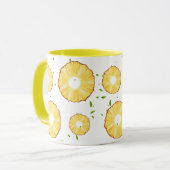 Mug TROPICAL ÉTÉ Aiguille FRUITS motif de tranche (Devant gauche)