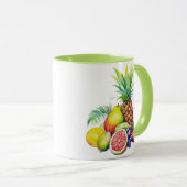 Mug Tropical Fruit Collage (Devant droit)