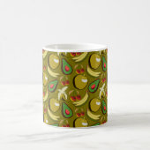 Mug Tropical fruit seamless pattern yellow (Centre)