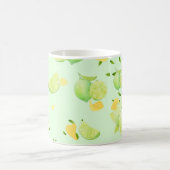 Mug Tropical Green Citrus SUMMER Orange lemon Slice (Centre)