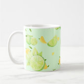 Mug Tropical Green Citrus SUMMER Orange lemon Slice (Gauche)