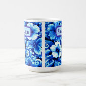 Mug Tropical Hawaiian Flowers Hibiscus Personalized (Centre)