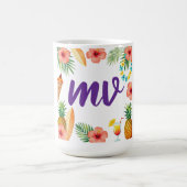 Mug Tropical Hibiscus Frame Aloha Vibes (Centre)