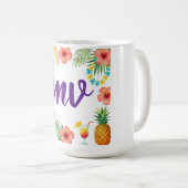 Mug Tropical Hibiscus Frame Aloha Vibes (Devant droit)