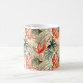 Mug Tropical Orange Anthurium Jungle Florale (Centre)