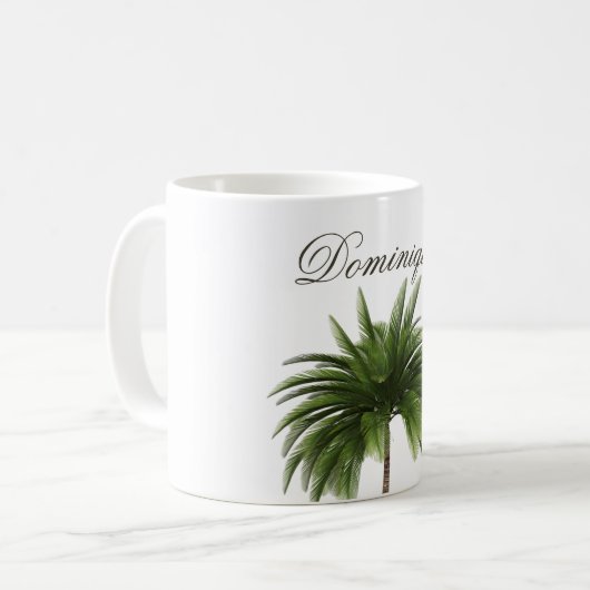 Mug Tropical Palm Tree Chic Personnel (Devant gauche)
