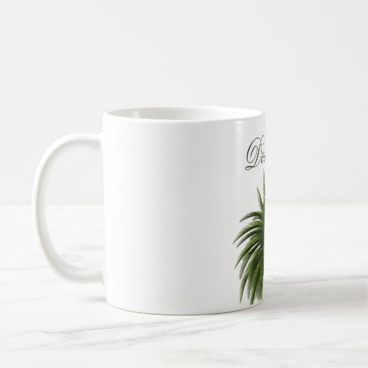 Mug Tropical Palm Tree Chic Personnel (Gauche)
