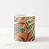 Mug Tropical Pattern With Bright Leaves Jungle (Centre)