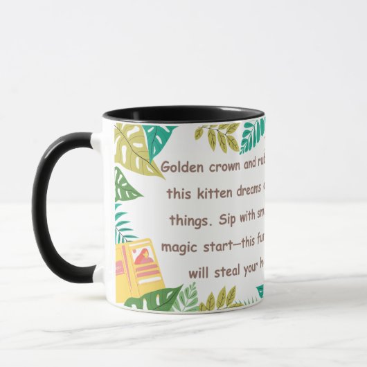 Mug Tropical Paws & Couronne (Gauche)