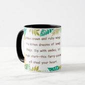 Mug Tropical Paws & Couronne (Devant gauche)