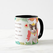 Mug Tropical Paws & Couronne (Devant droit)