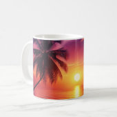 Mug Tropical Sunset Paradise - Ocean View Cadeau (Devant gauche)