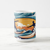 Mug Tropical Surfer (Centre)